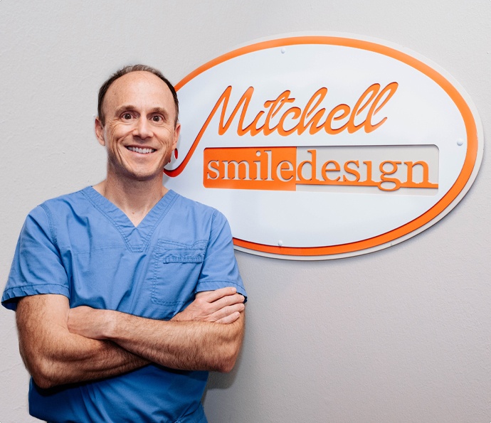Doctor Mitchell by Mitchell Smile Design sign